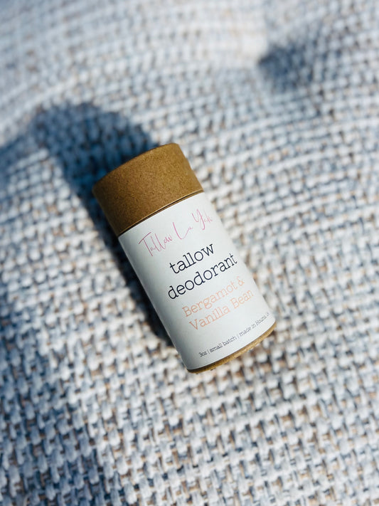 Tallow Deodorant               Bergamot & Vanilla Bean